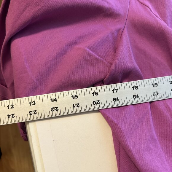 Bob Mackie Wearable Art Womens Embellished Purple Cardigan Jacket Large - Picture 6 of 8